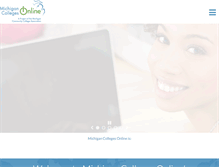 Tablet Screenshot of micollegesonline.org
